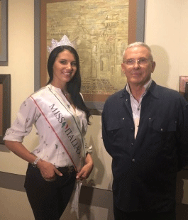 Miss Italia 2019, Carolina Stramare visita la Fondazione Franco Zeffirelli