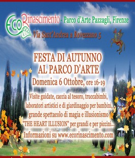 Festa di Autunno, visite, spettacoli, laboratori per bambini al Parco d'Arte Pazzagli