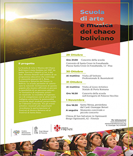 Scuola di Arte e Musica del Chaco Boliviano in concerto sull'Arengario di Palazzo Vecchio