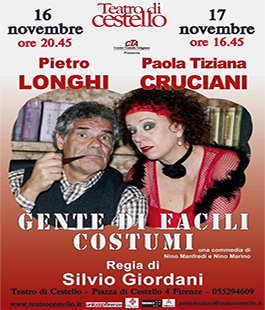 "Gente di facili costumi", la commedia brillante di Nino Manfredi al Teatro di Cestello
