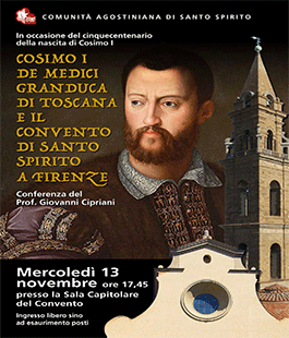 Cosimo I De Medici Granduca di Toscana e il Convento di Santo Spirito