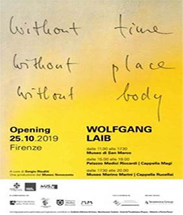"Without Time, Without Place, Without Body" una mostra diffusa di Wolfgang Laib