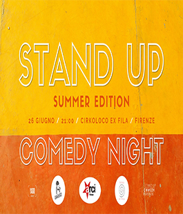 "Stand Up Comedy", la comedy night del Cirkoloco - Ex Fila di Firenze