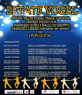 "Estate al Quartiere 4": balli di gruppo e Pupi di Stac a Villa Vogel