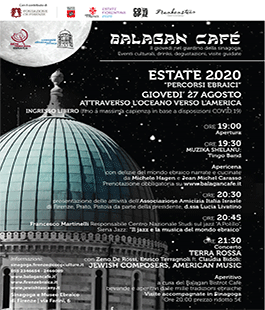 Balagan Cafè: concerto "Terra Rossa" - Jewish Composers, American Music