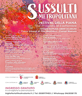 "Sussulti Metropolitani": il festival della piana fiorentina tra teatro, libri e musica 