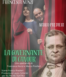 "La governante di Cavour", Francesca Nunzi e Marco Predieri in scena al Teatro di Cestello