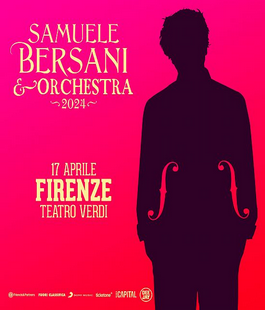 "Samuele Bersani & Orchestra - Tour Indoor 2024", concerto al Teatro Verdi di Firenze 
