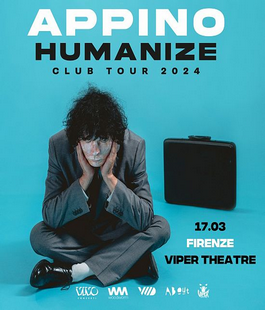 "Humanize - Club Tour 2024", Appino in concerto al Viper Theatre di Firenze