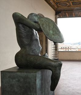 Henry Moore torna a Palazzo Vecchio con il suo "Guerriero con scudo"