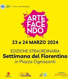 Artefacendo: la mostra mercato di artigianato artistico di CNA Firenze in piazza Ognissanti