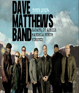 La Dave Matthews Band in concerto al Nelson Mandela Forum di Firenze