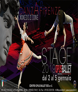 Aperte iscrizioni allo "Stage DanzaFirenze 2019" a cura del Centro Opus Ballet ssd