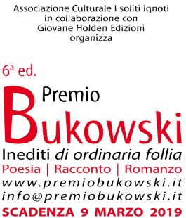 Aperte le iscrizioni per il "Premio Letterario Nazionale Bukowski"