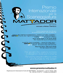 "Mattador", il Premio Internazionale per la Sceneggiatura