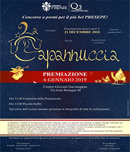 "La Capannuccia", concorso a premi per il miglior Presepe del Quartiere 3