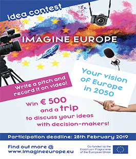 Concorso di idee Imagine Europe: "La mia visione dell'Europa nel 2050"