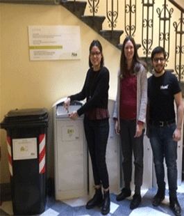 Università di Firenze, sei nuove ecotappe di raccolta rifiuti speciali nelle sedi universitarie
