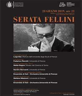 Serata dedicata a Federico Fellini all'Università di Firenze