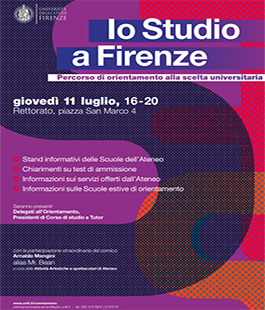 ''Io studio a Firenze'', giornata dedicata all'orientamento universitario al Rettorato