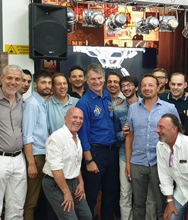 L'astronauta Paolo Nespoli ospite della festa per i 38 anni di El.En. alla Net Records Arena
