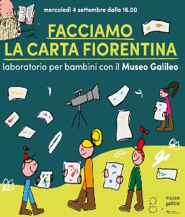 "Facciamo la carta fiorentina", laboratorio per bambini al Mercato Centrale di Firenze
