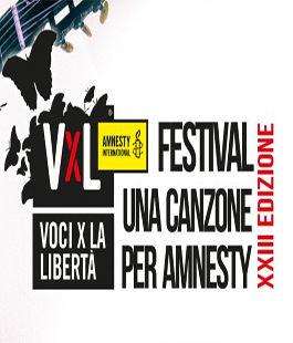 Bando di concorso 23a edizione del festival "Voci per la Libertà - Una canzone per Amnesty"
