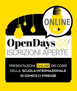 Open Days Online della Scuola di Comics di Firenze