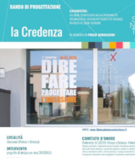Bando di design "La credenza" in memoria di Paolo Somaschini