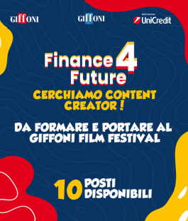 "Finance4Future", open call di Giffoni Innovation Hub per 10 giovani content creator