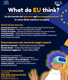 "What do EU think?" al Polo delle Scienze Sociali dell'Università di Firenze