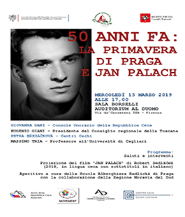 I Mercoledì al Caffè: "Jan Palach", il film di Robert Sedláček all'Auditorium al Duomo