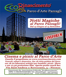 Cinema e picnic sotto le stelle al Parco d'Arte Pazzagli di Firenze