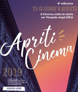 "Apriti Cinema", proiezioni gratuite all'aperto nel Piazzale degli Uffizi