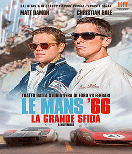 "Le Mans '66 - La Grande Sfida", il film di James Mangold al Cinema Adriano di Firenze