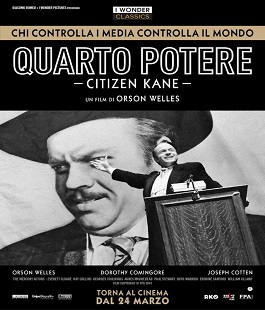 "Quarto Potere", il film restaurato di Orson Welles al Cinema Giunti Odeon di Firenze