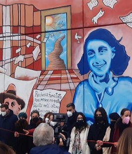 Street Art Firenze: inaugurato murale di Anna Frank
